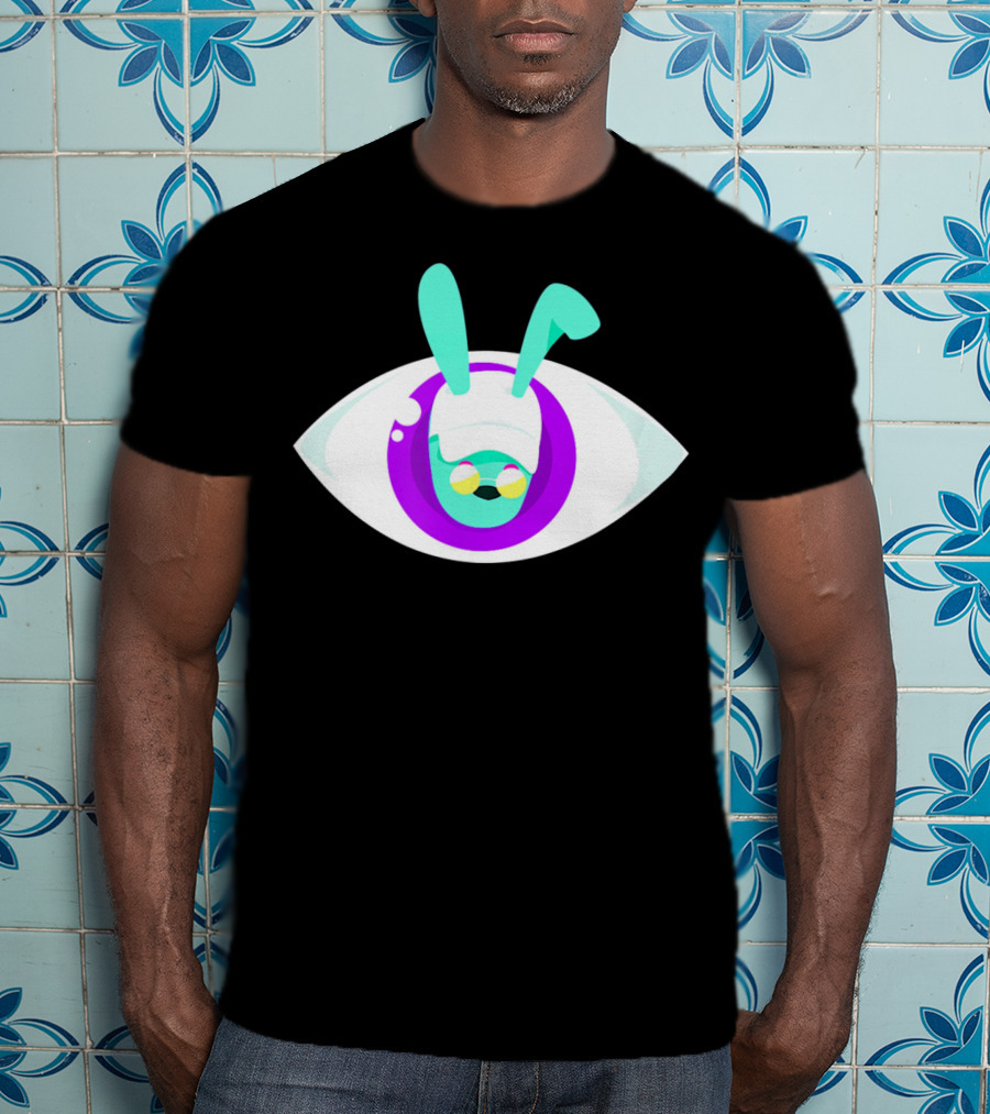 Bad Easter Bunny Big Eye Fashion Dembo Vibrant T-Shirt