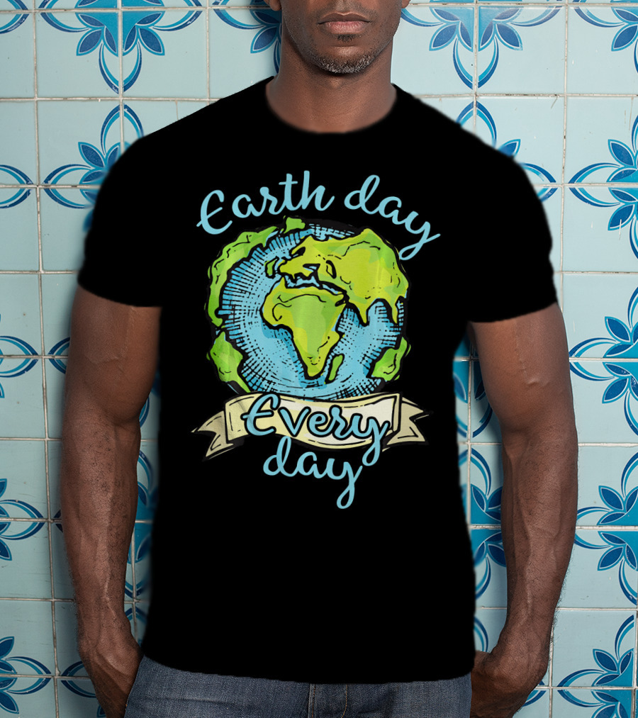 Earth Day Every Day Planet Embrace T-Shirt