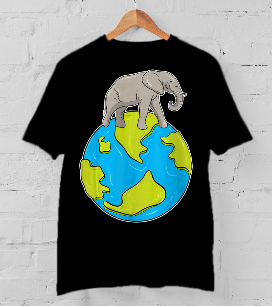 Celebrate Every Day Earth Elephant T-Shirt