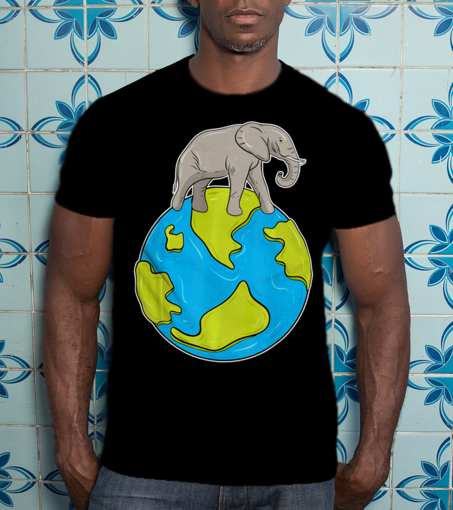 Celebrate Every Day Earth Elephant T-Shirt