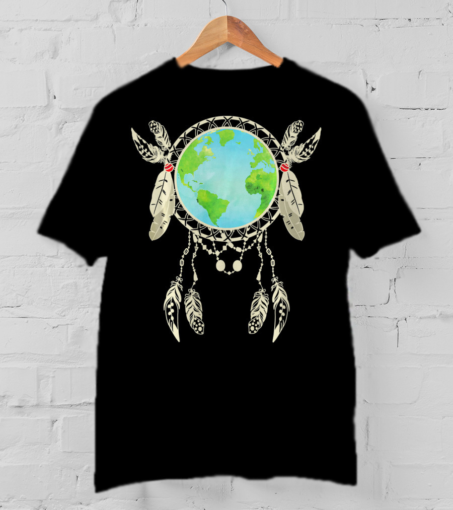 Earth Dreamcatcher Global Celebration Earth Day T-Shirt
