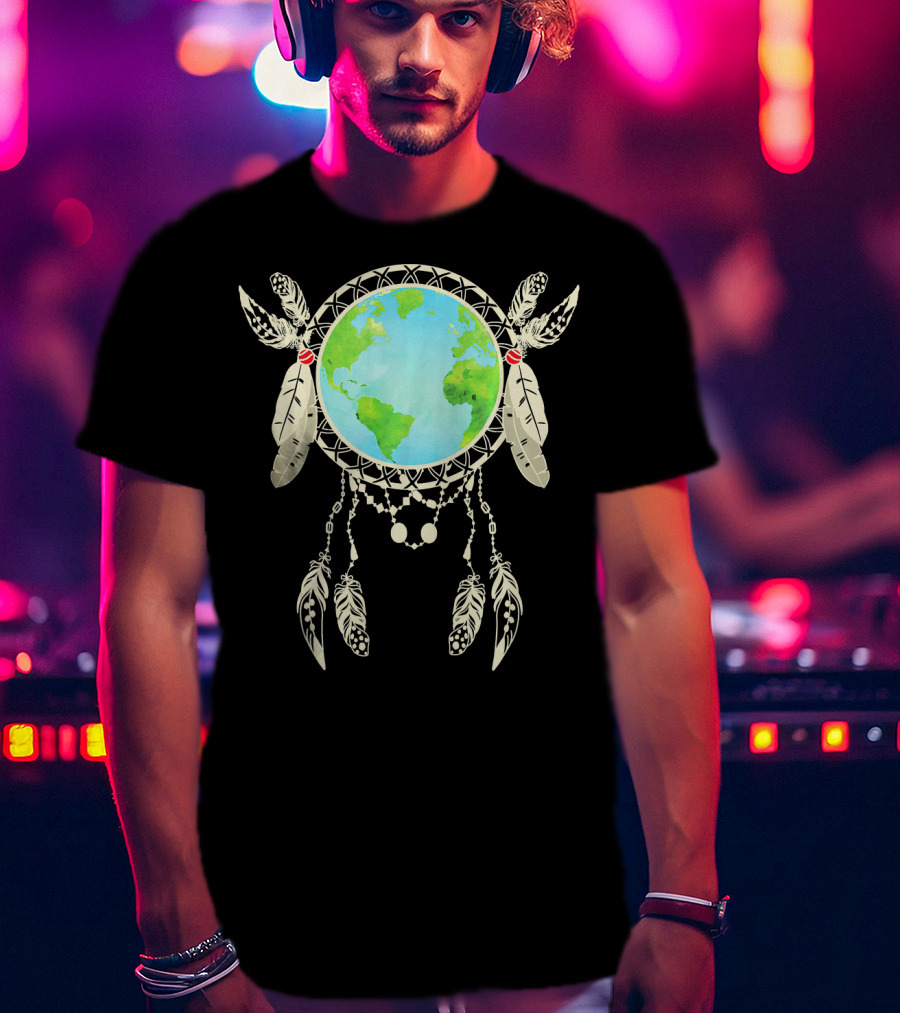 Earth Dreamcatcher Global Celebration Earth Day T-Shirt
