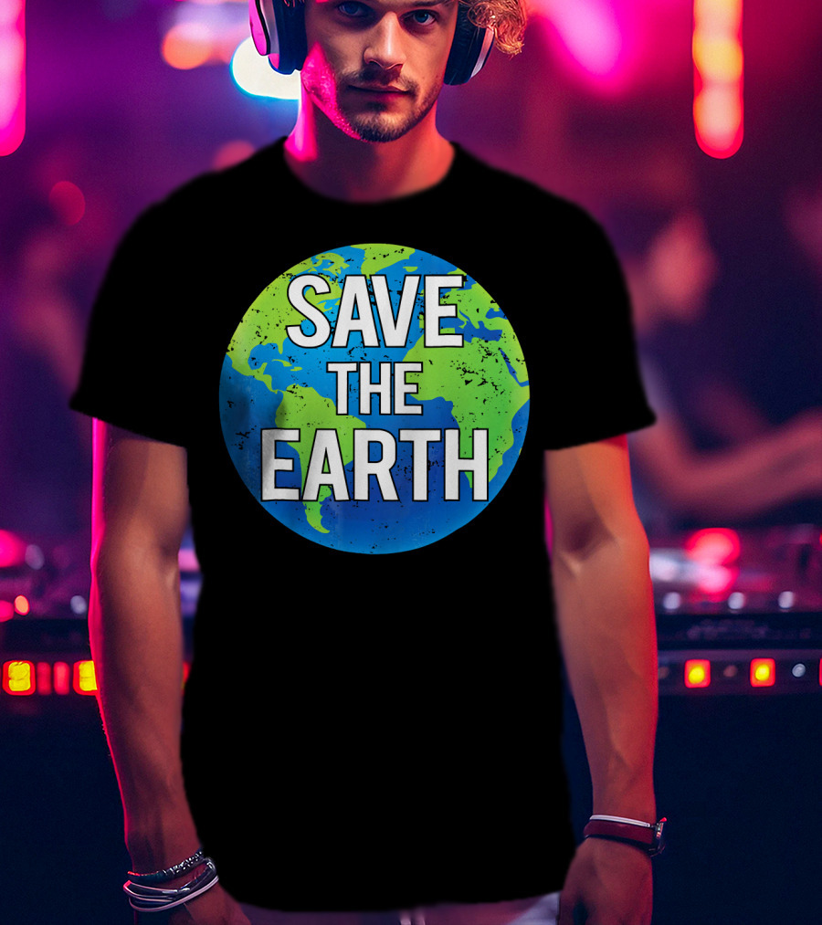 Save The Earth Planet Climate Science T-Shirt