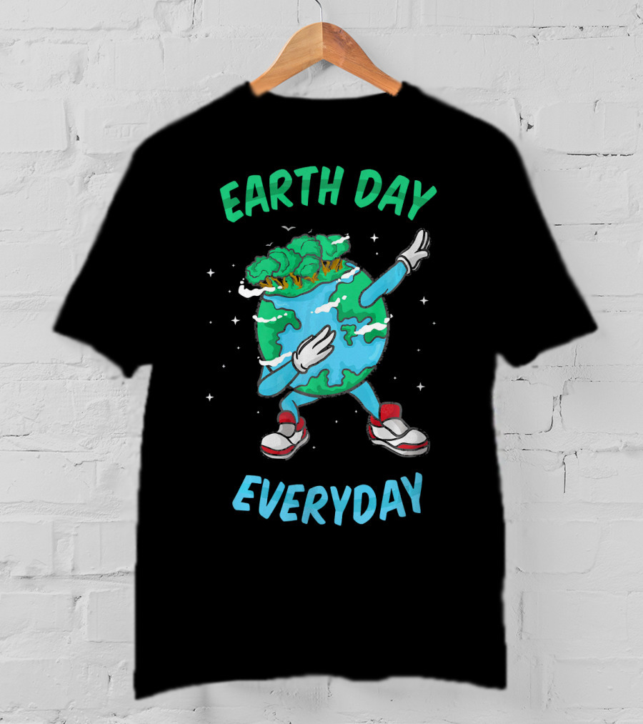 Earth Day Everyday Dabbing World Environ Planet Dance T-Shirt