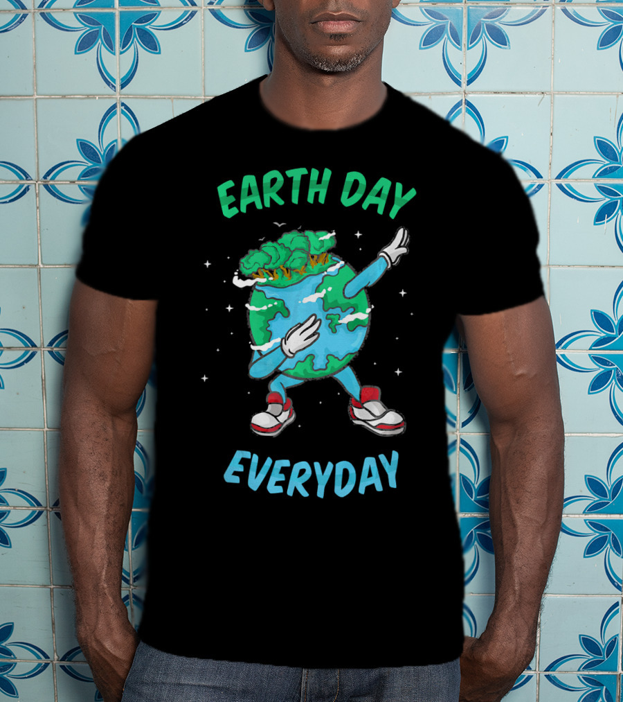 Earth Day Everyday Dabbing World Environ Planet Dance T-Shirt