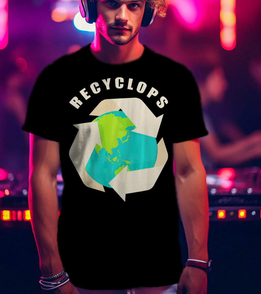 Recyclops Earth Day Recycling T-Shirt