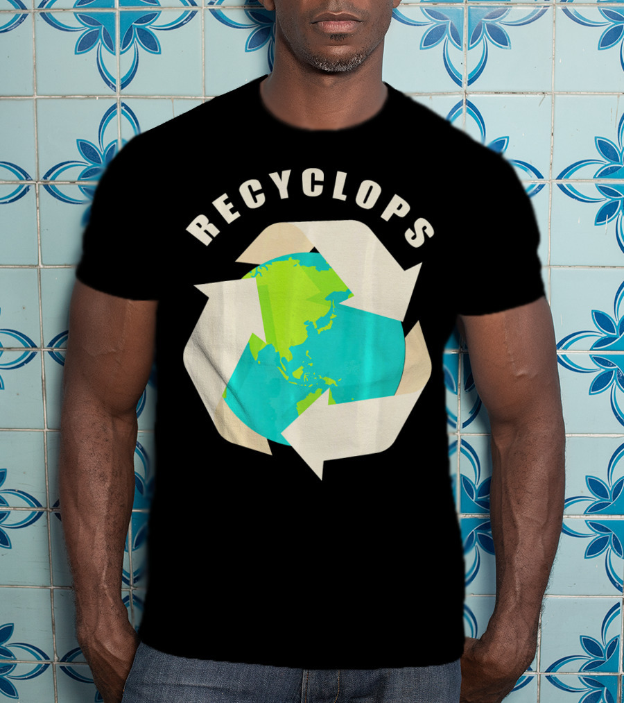 Recyclops Earth Day Recycling T-Shirt