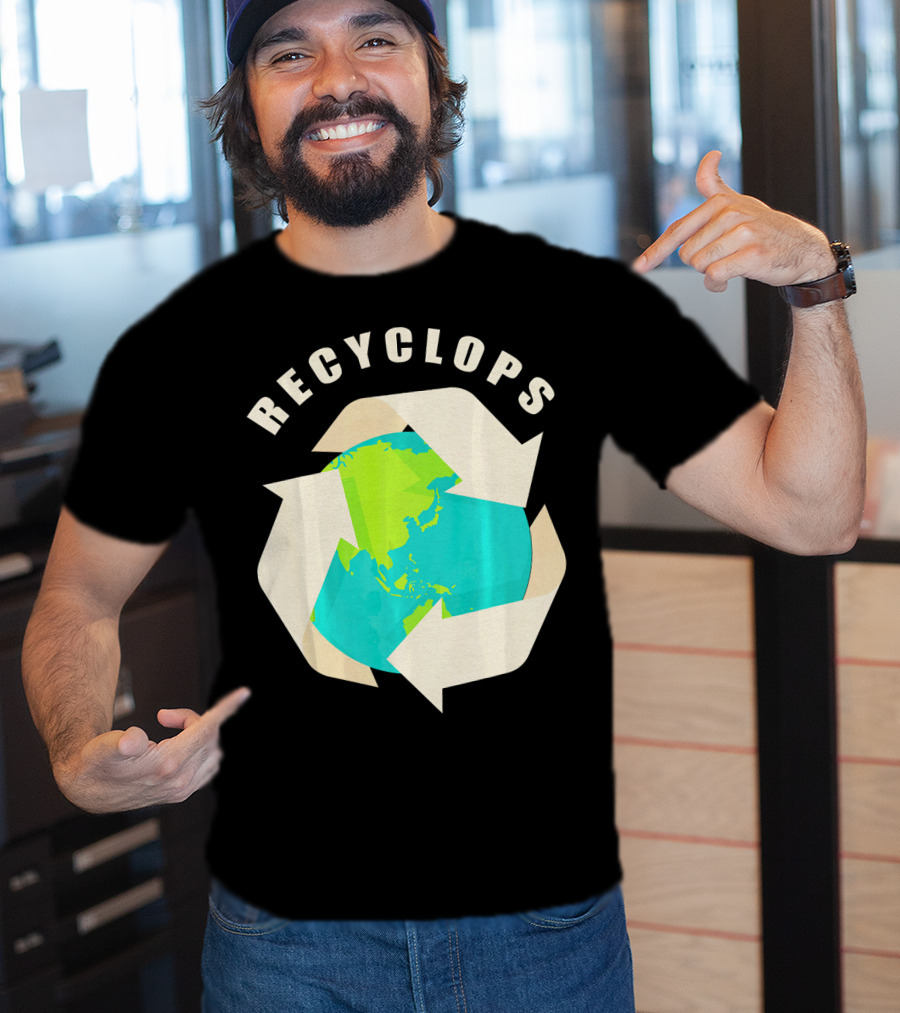 Recyclops Earth Day Recycling T-Shirt