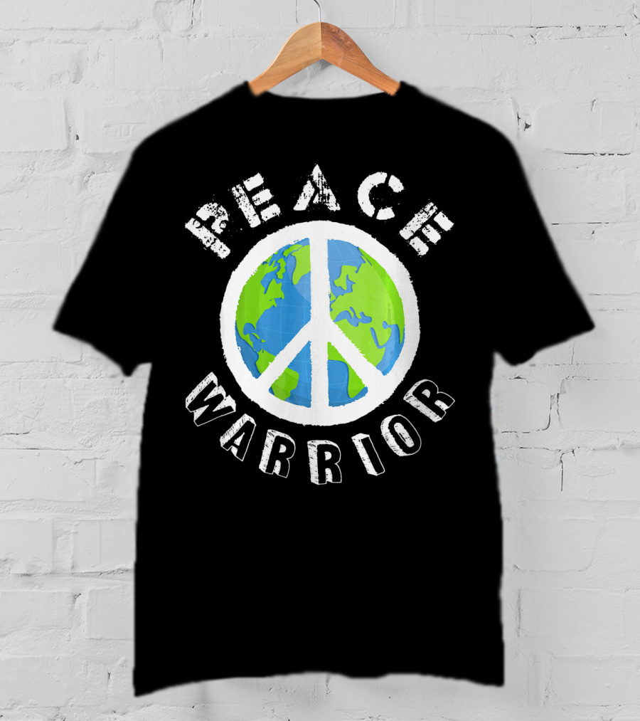 Peace Warrior Earth World Peace T-Shirt