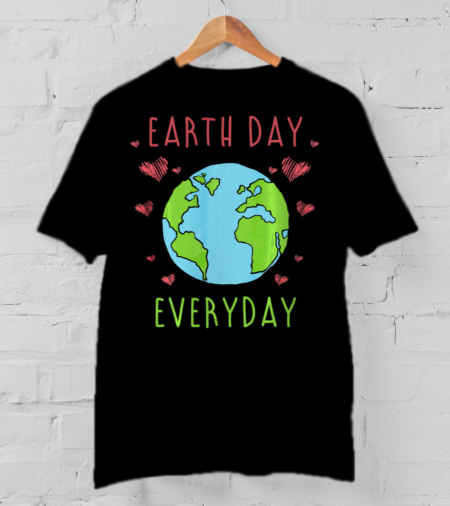 Earth Day Everyday Hearts Recycle T-Shirt