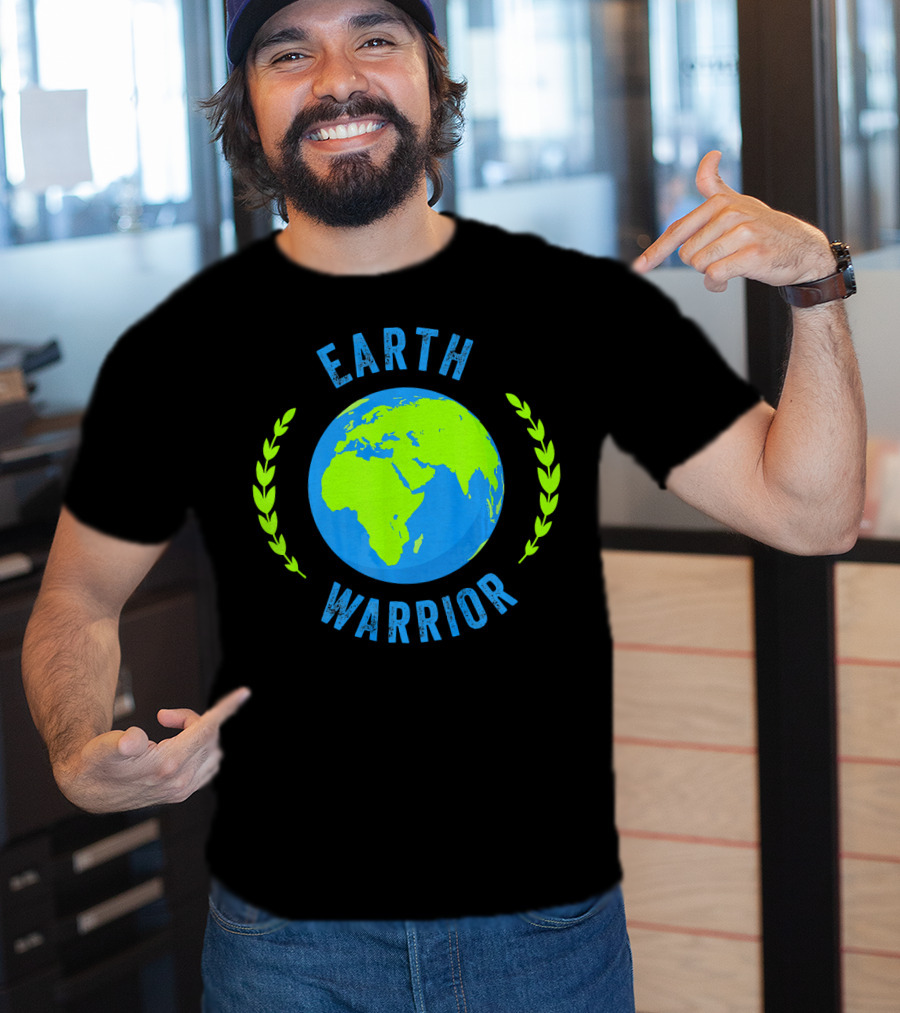 Earth Warrior Global Climate Strike Warm T-Shirt