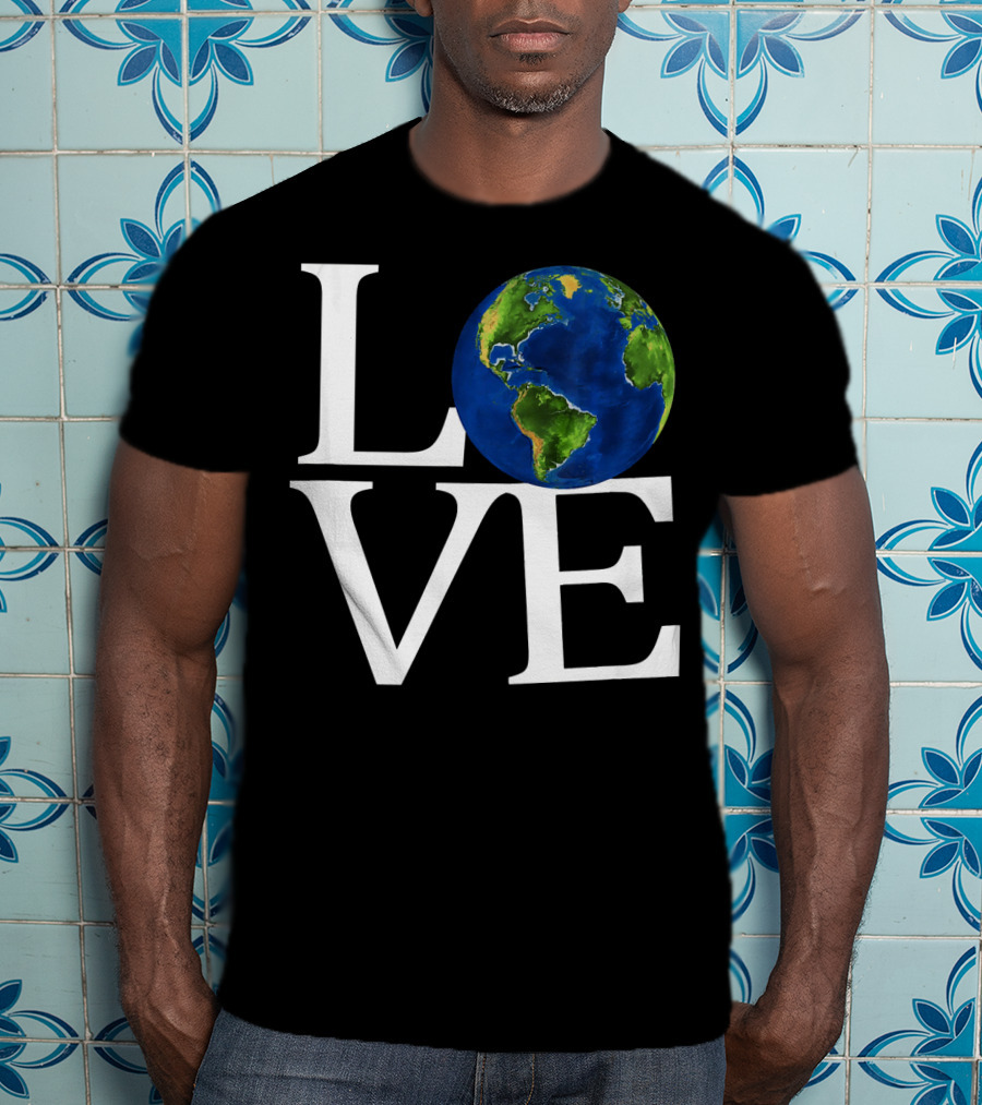 Love Earth Day Environmental Recycling Earth T-Shirt