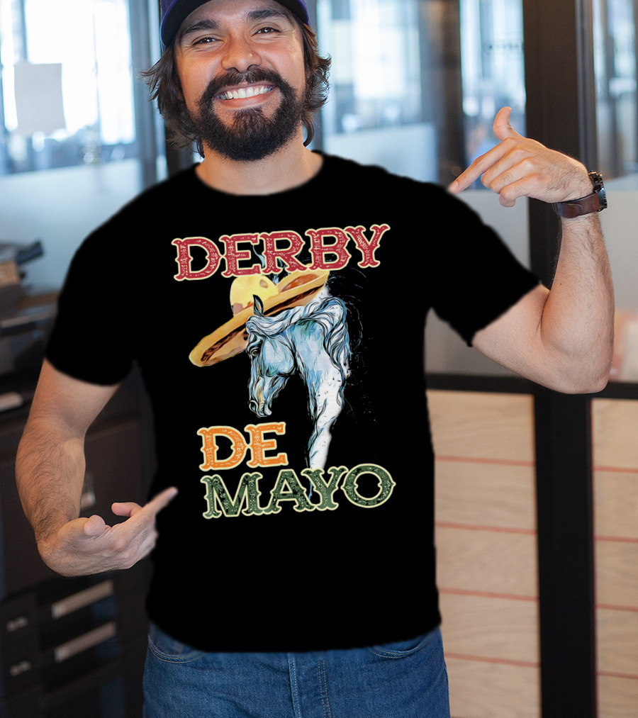 Derby Sombrero De Mayo Horse T-Shirt