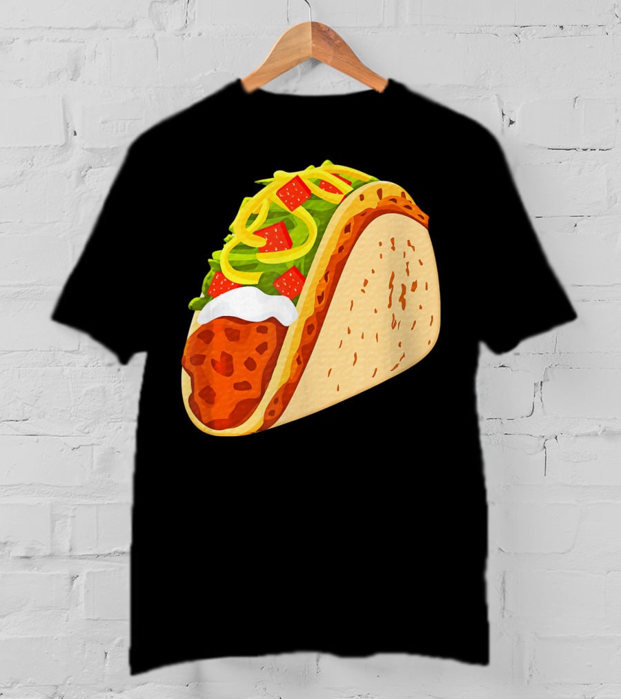 Yummy Taco Funny Mexican Food Lover Cinco T-Shirt