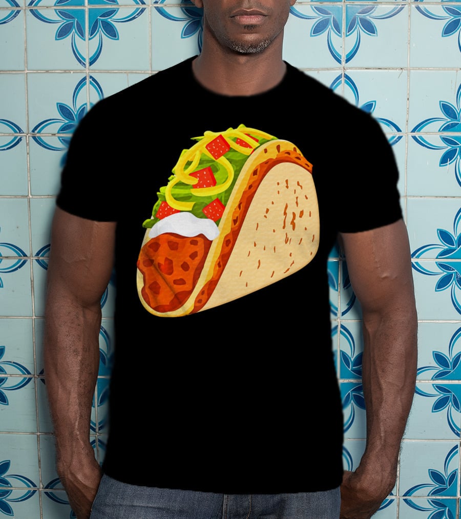 Yummy Taco Funny Mexican Food Lover Cinco T-Shirt