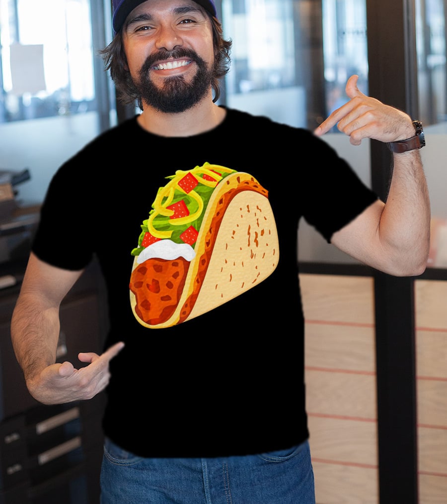 Yummy Taco Funny Mexican Food Lover Cinco T-Shirt