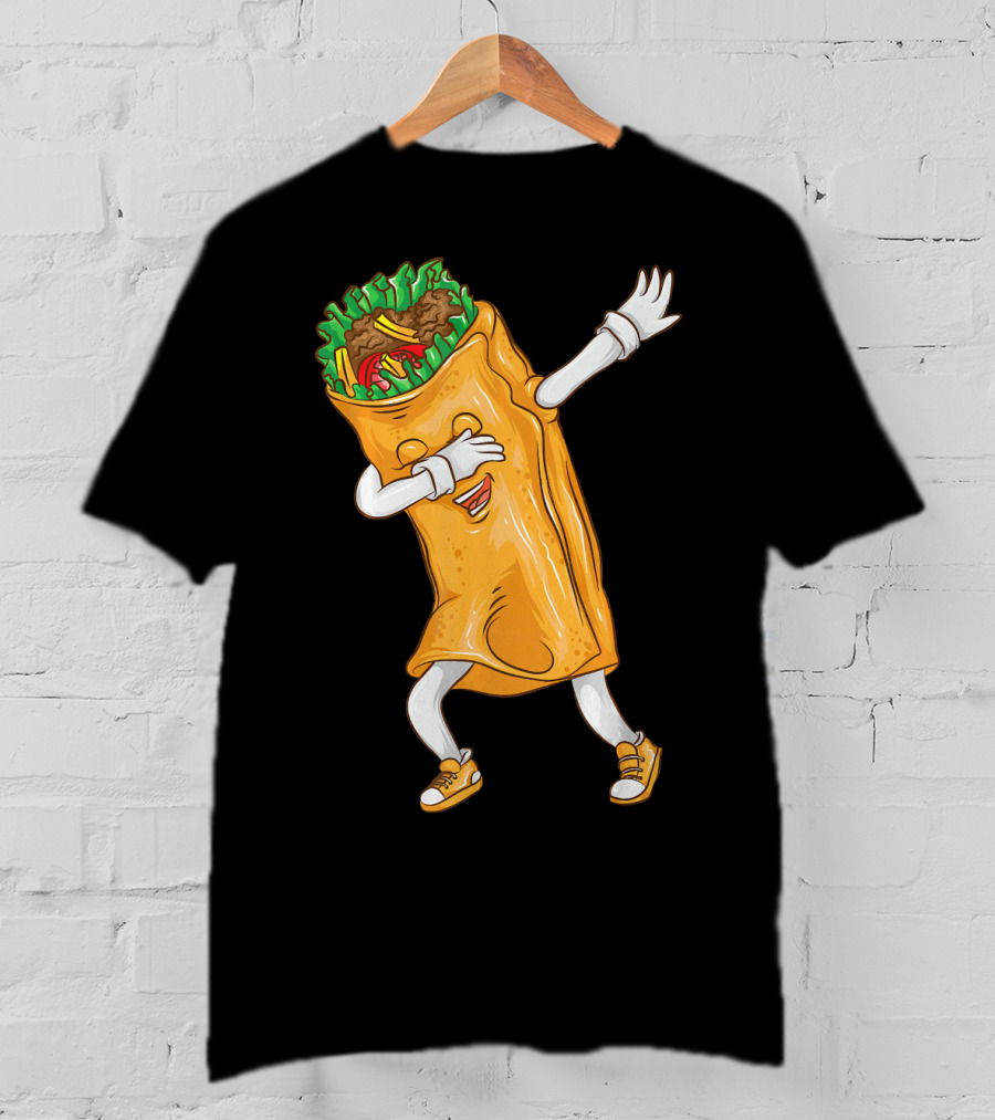 Cinco De Mayo Dabbing Burrito Cool Taco Party T-Shirt