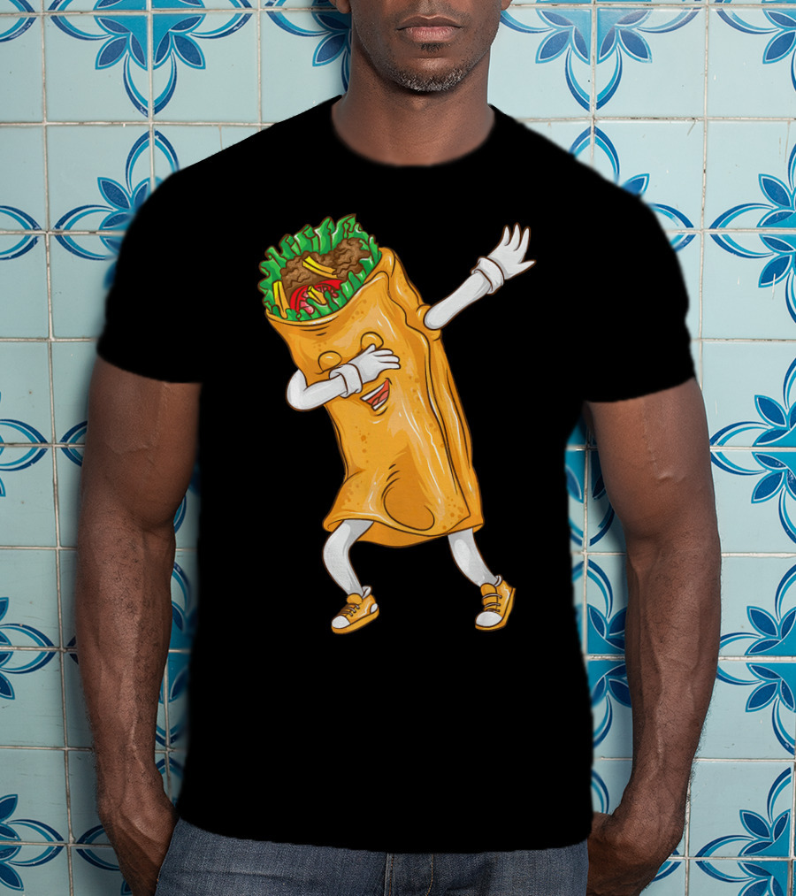 Cinco De Mayo Dabbing Burrito Cool Taco Party T-Shirt