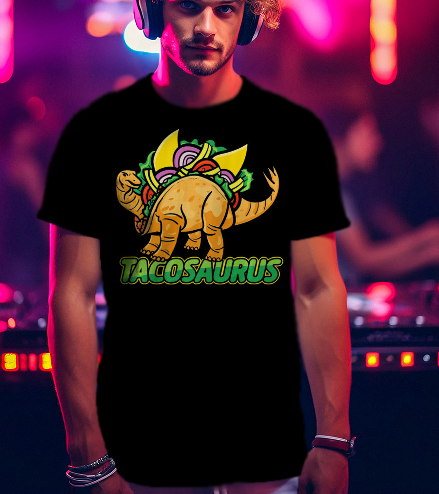 Tacosaurus Dinosaur Taco Cinco De Mayo T-Shirt
