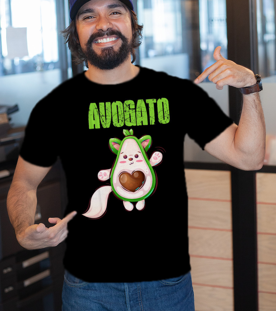 AVOGATO Cinco De Mayo Cat Avocado T-Shirt