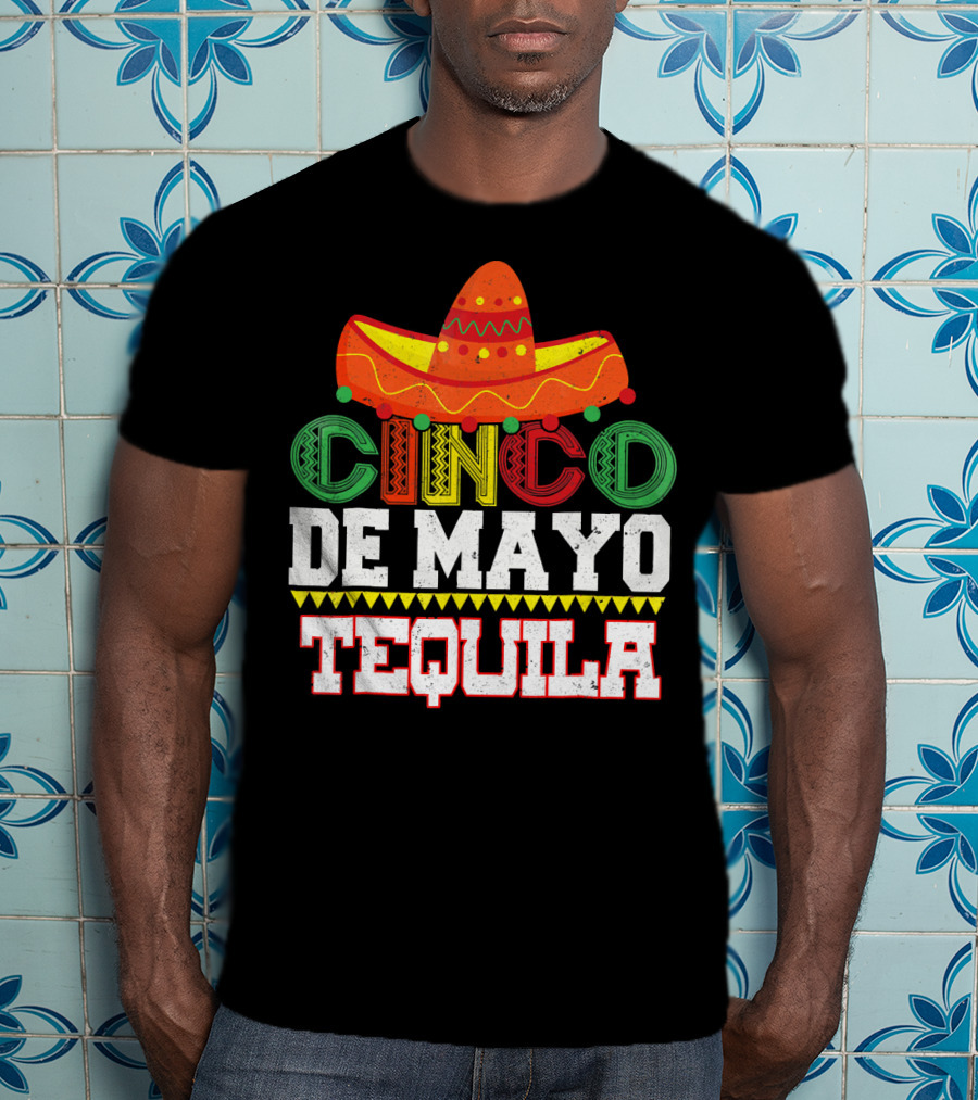 Cinco De Mayo Tequila Sombrero T-Shirt