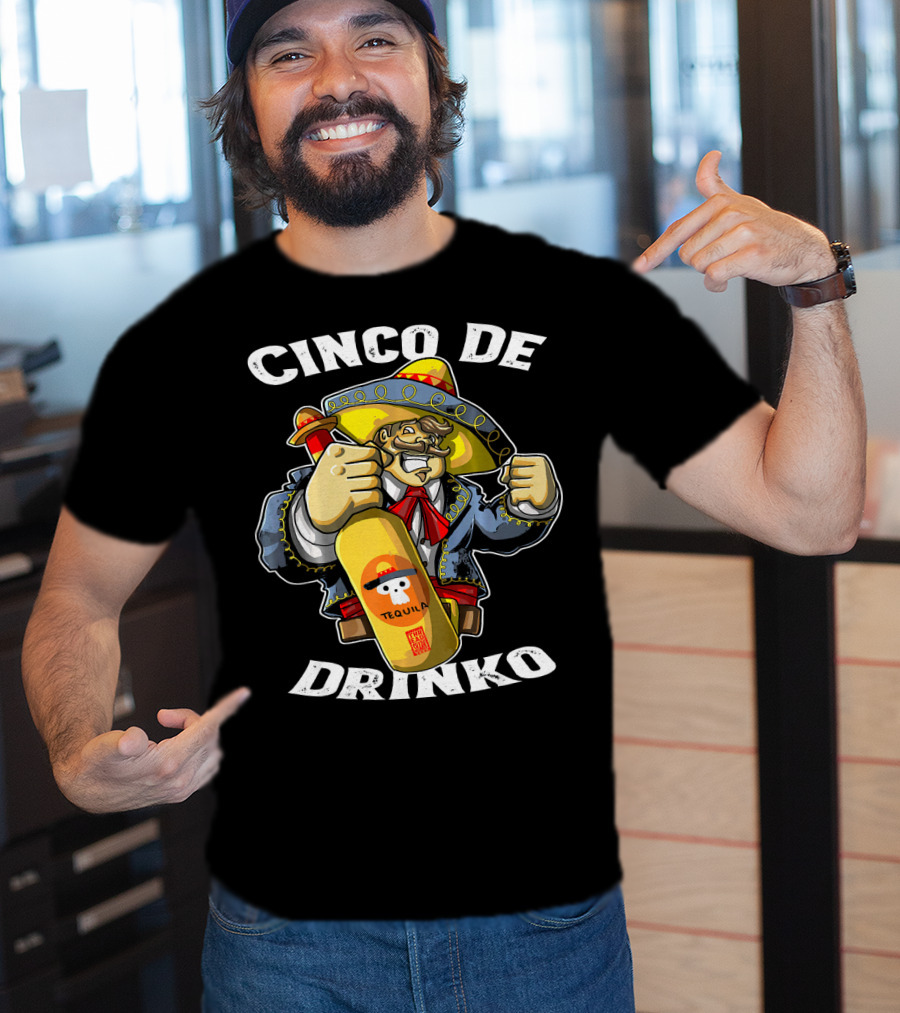 Cinco De Drinko Tequila Mariachi Costume Mexican T-Shirt