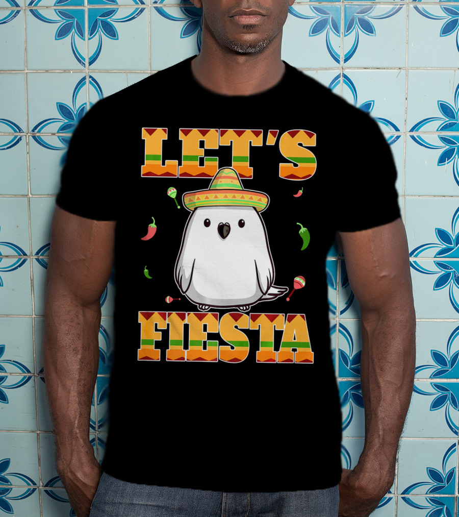 Let's Fiesta Bird Sombrero Cinco De Mayo Mexican T-Shirt