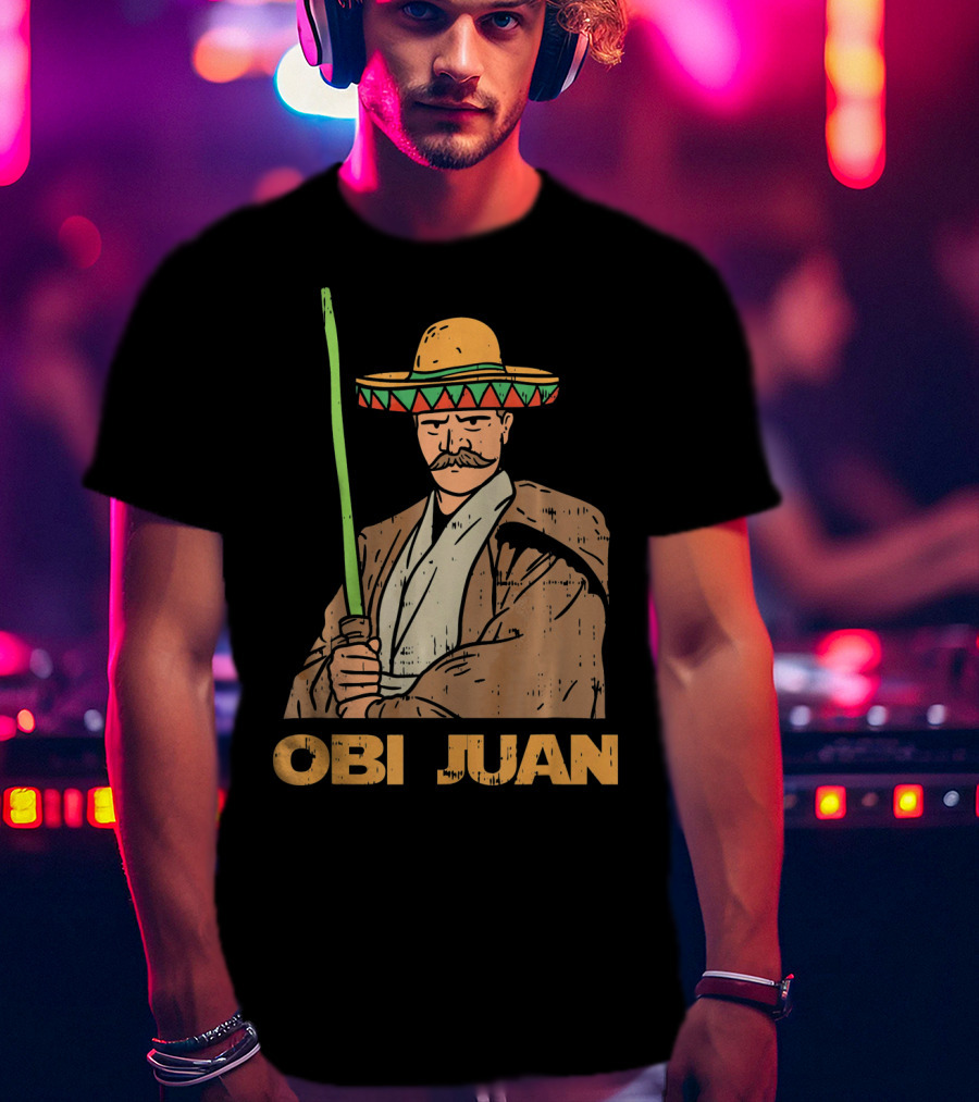 Obi Juan Mexican Sombrero Jedi T-Shirt