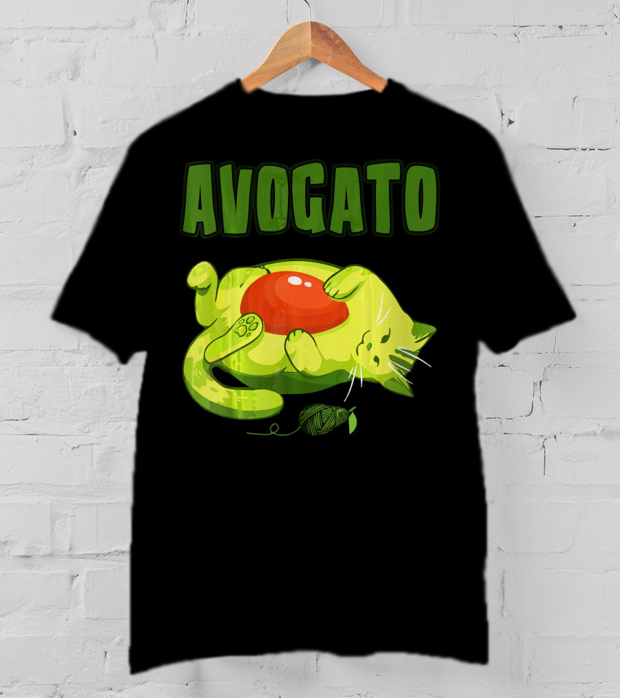 Avogato Cinco De Mayo Funny Meow Avocado Mexico T-Shirt