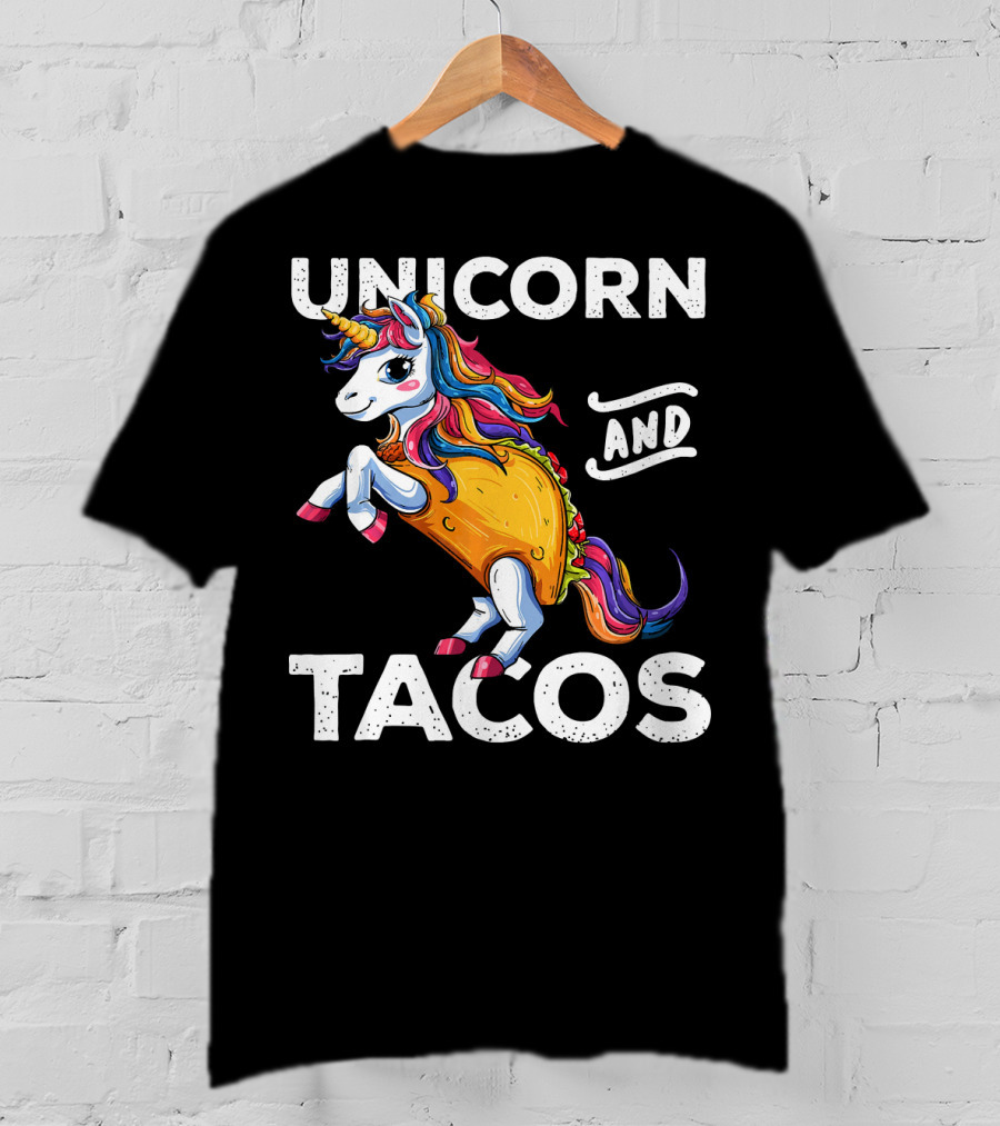 Unicorn And Tacos Cinco De Mayo Celebration Parade T-Shirt