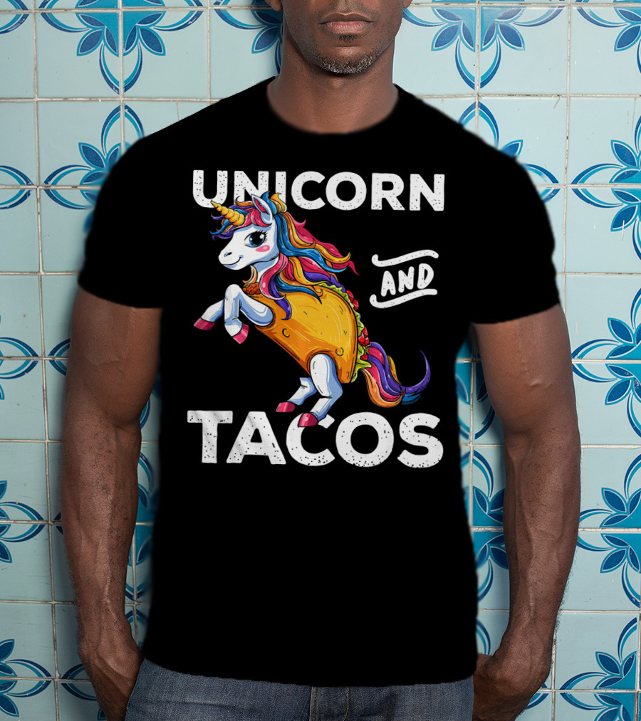 Unicorn And Tacos Cinco De Mayo Celebration Parade T-Shirt