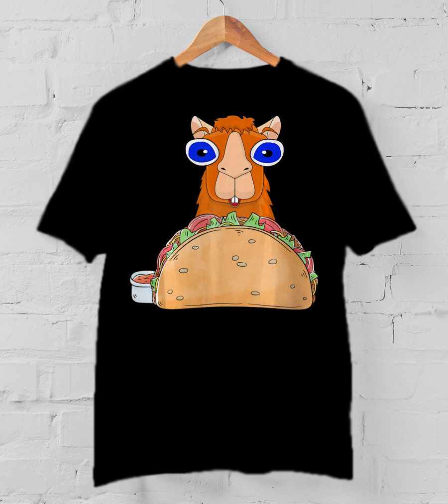 Llama Taco Lover Cinco De Mayo T-Shirt