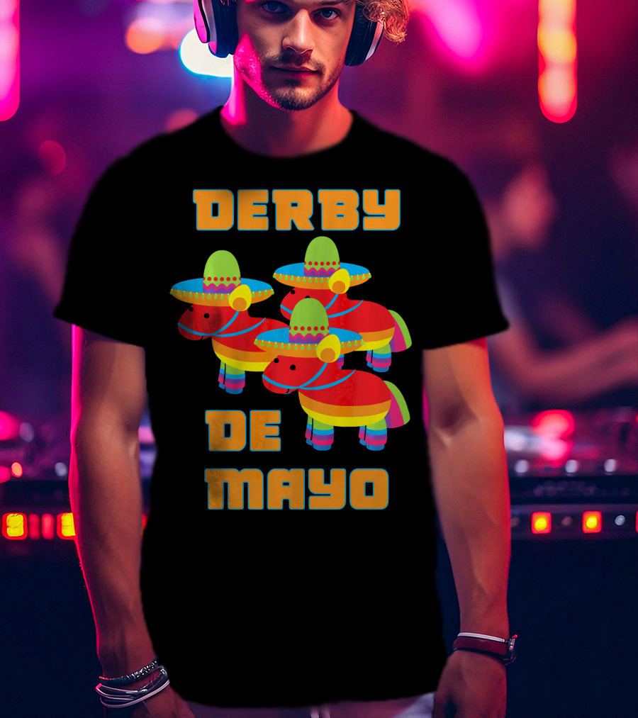 Derby De Mayo Sombrero Pinata Party T-Shirt