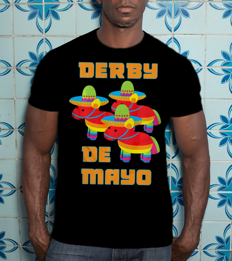Derby De Mayo Sombrero Pinata Party T-Shirt