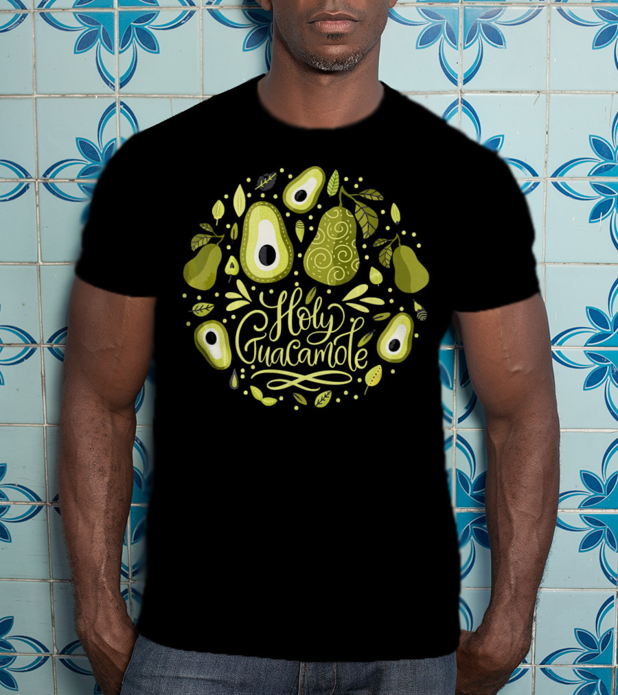 Holy Guacamole Avocado Lover Vegan Delight T-Shirt