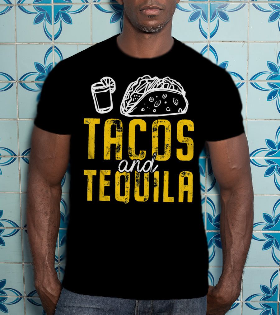 Tacos And Tequila Cinco De Mayo Taco Drink Fiesta T-Shirt