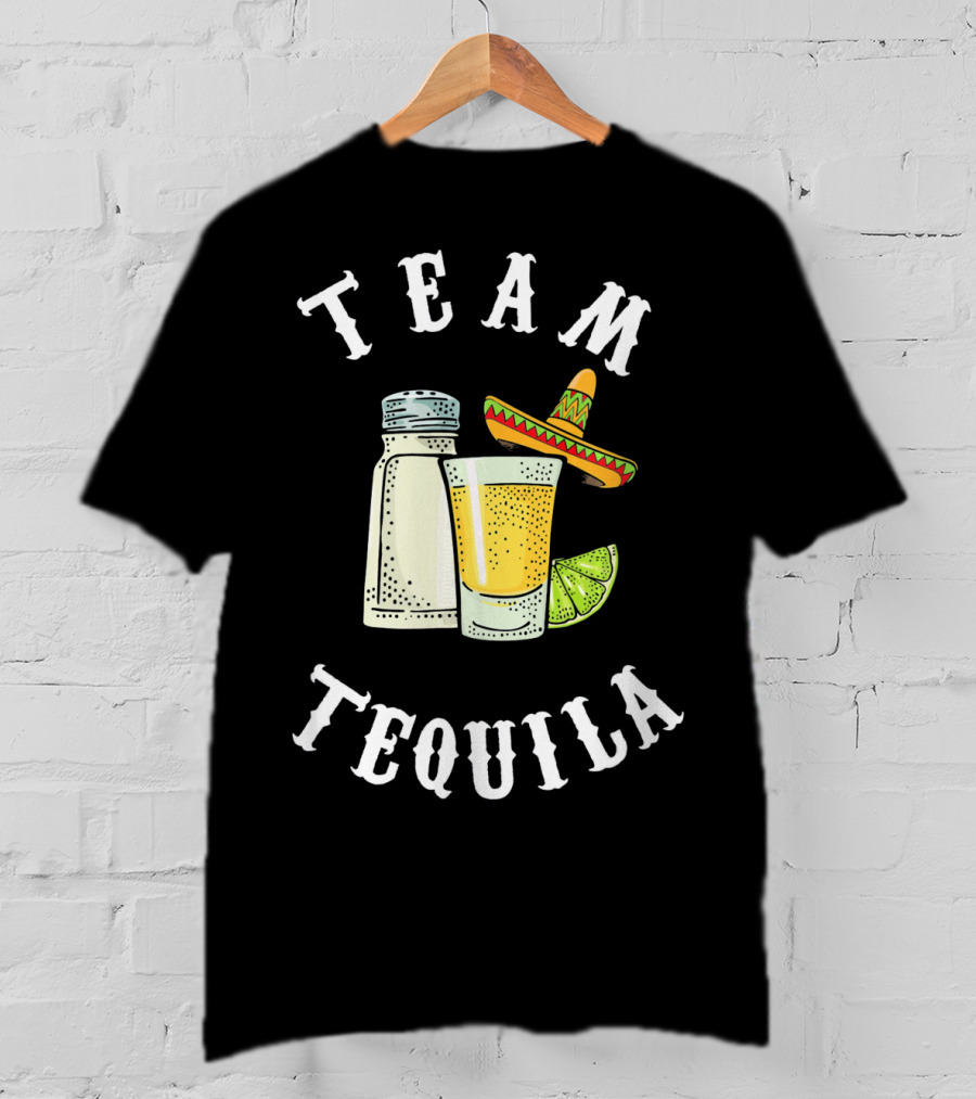 Team Tequila Salt Lime Sombrero Cinco Amigos T-Shirt