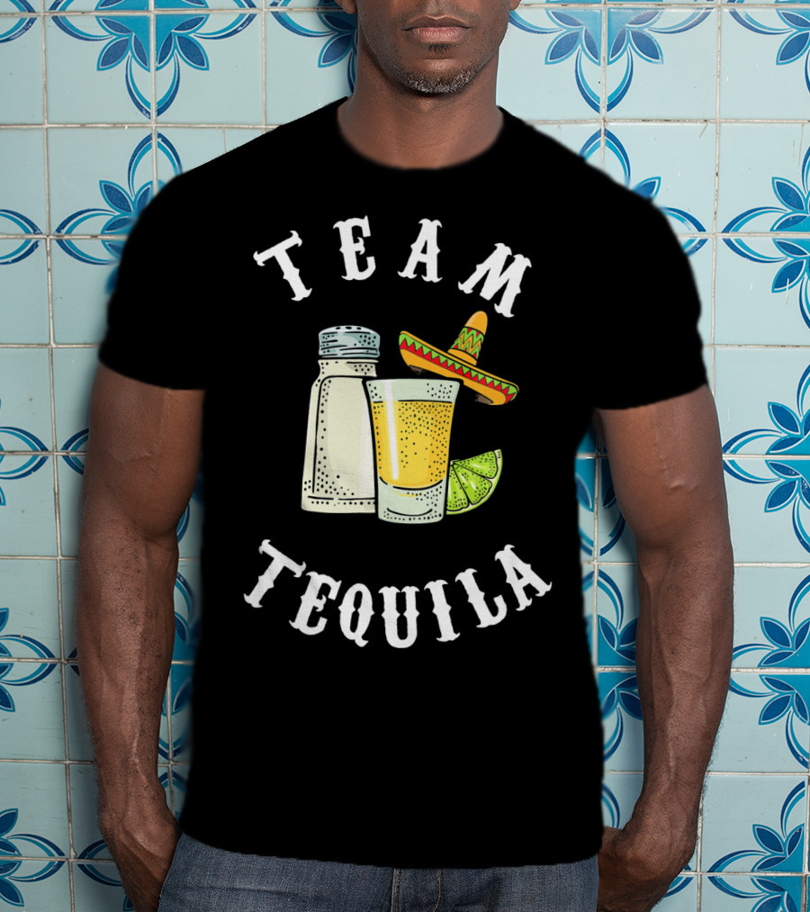 Team Tequila Salt Lime Sombrero Cinco Amigos T-Shirt