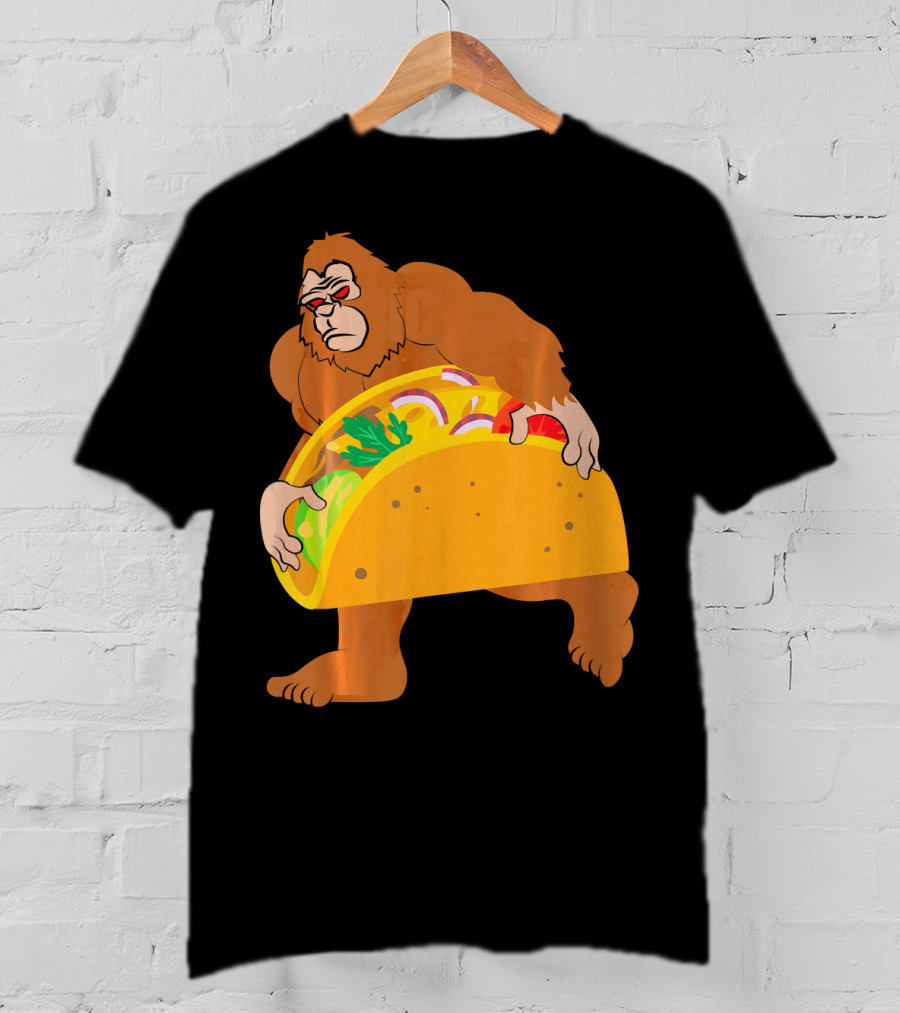 Bigfoot Taco Cinco De Mayo T-Shirt