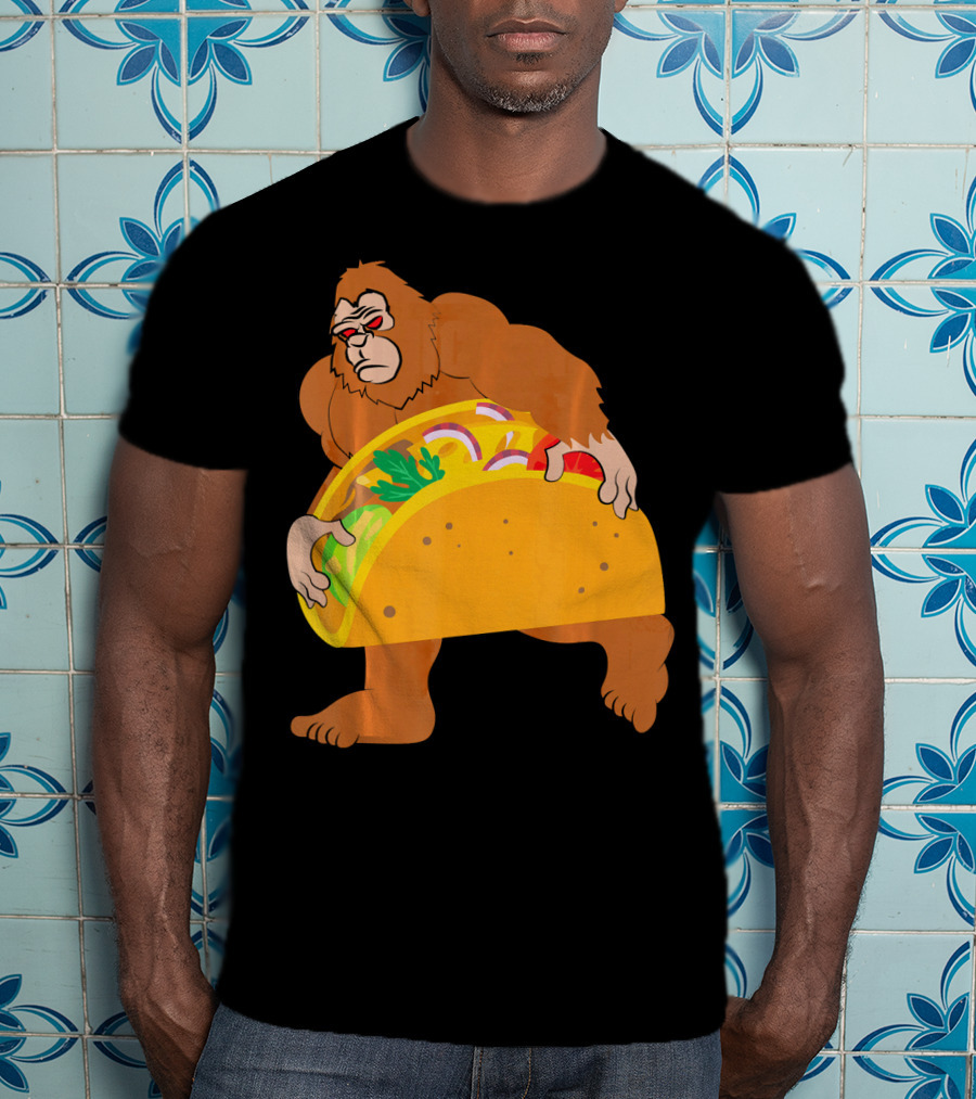 Bigfoot Taco Cinco De Mayo T-Shirt