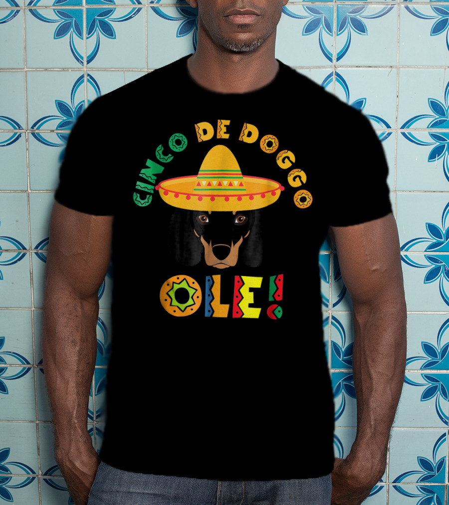 Cinco De Doggo Ole Dachshund Sombrero T-Shirt