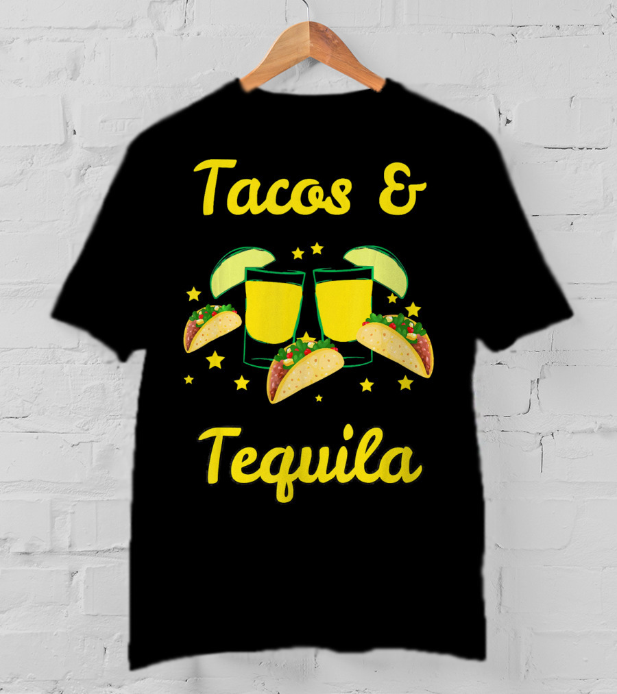 Cinco De Mayo Tacos Tequila Emoji T-Shirt