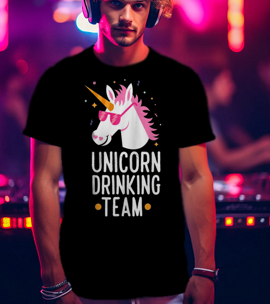 Unicorn Drinking Team Cinco De Mayo Celebration Fun Party Squad T-Shirt