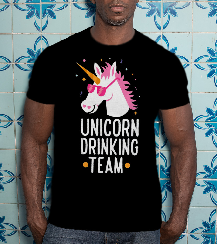 Unicorn Drinking Team Cinco De Mayo Celebration Fun Party Squad T-Shirt