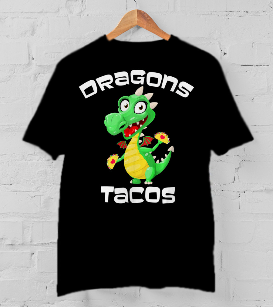 Dragons Tacos Cinco De Mayo T-Shirt