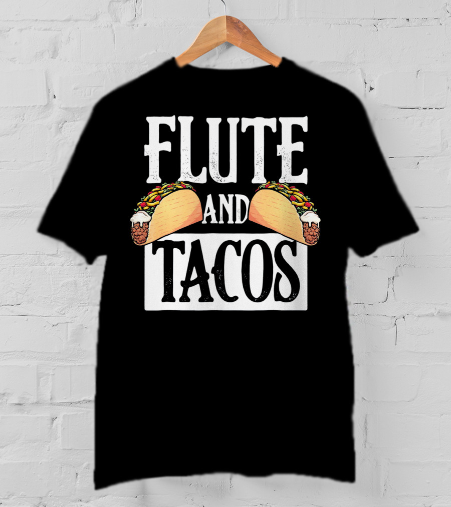 Flute And Tacos Cinco De Mayo T-Shirt