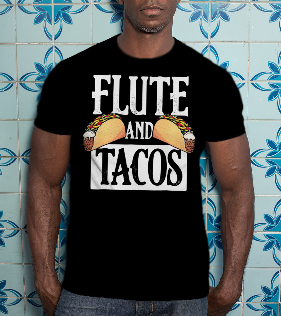 Flute And Tacos Cinco De Mayo T-Shirt