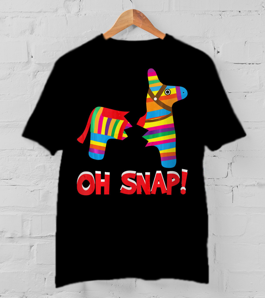 Broken Pinata Oh Snap Funny Cinco De Mayo T-Shirt
