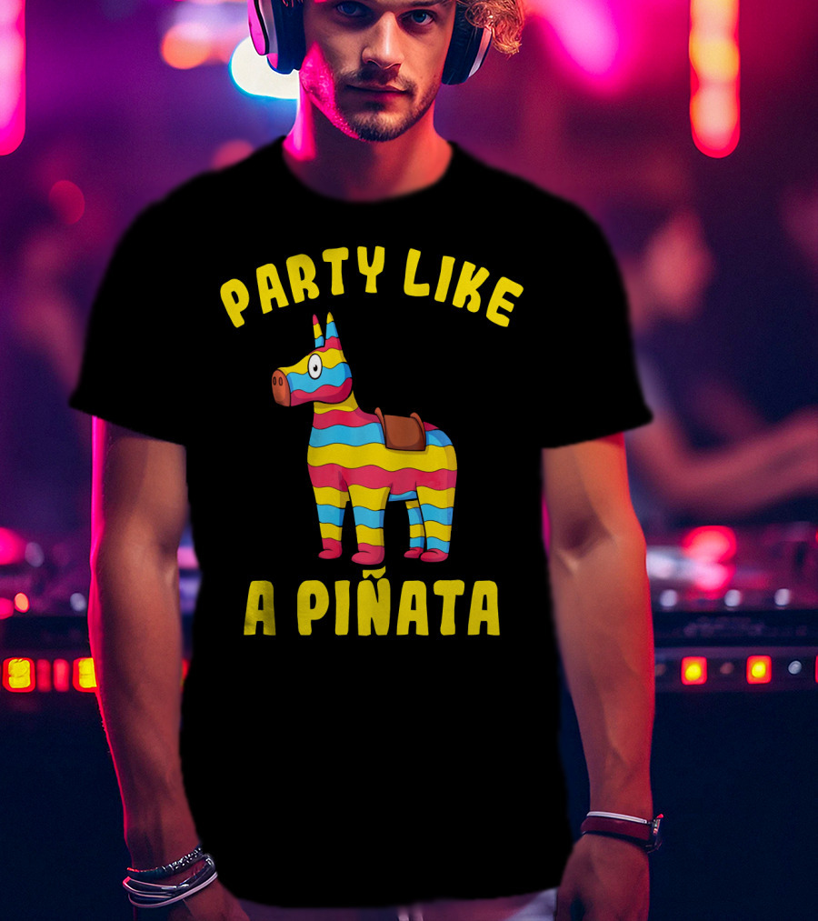 Party Like A Piñata Cinco De Mayo Fiesta T-Shirt