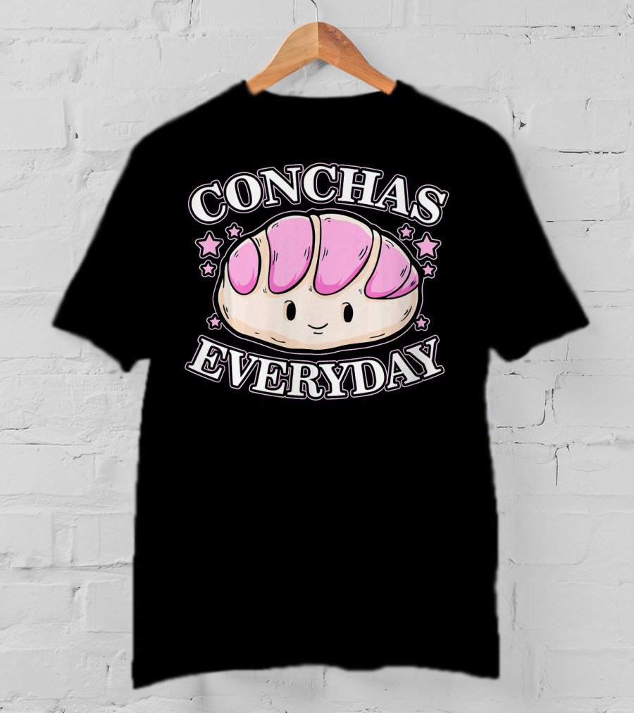 Conchas Everyday Funny Party Cinco De Mayo Mexican Pan Dulce T-Shirt